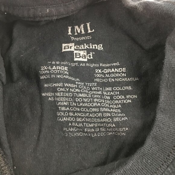 IML BREAKING BAD T-SHIRT I AM THE ONE WHO KNOCKS HEISENBERG WALTER WHITE MENS 2X - Picture 4 of 4